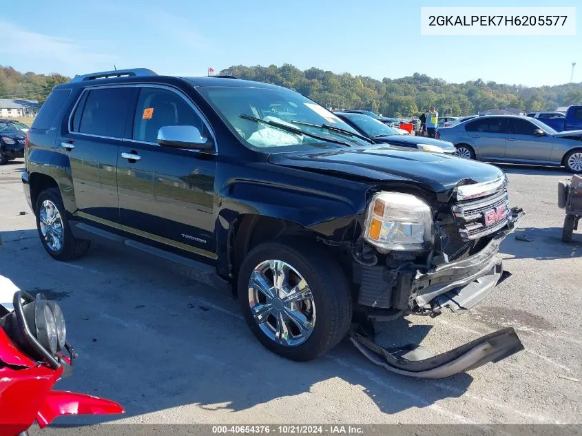 2GKALPEK7H6205577 2017 GMC Terrain Slt