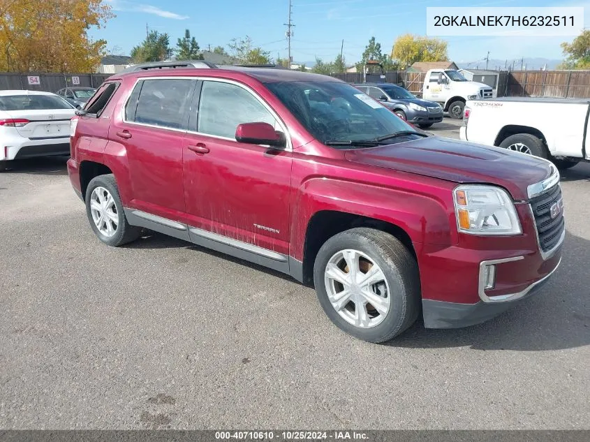 2017 GMC Terrain Sle-2 VIN: 2GKALNEK7H6232511 Lot: 40710610