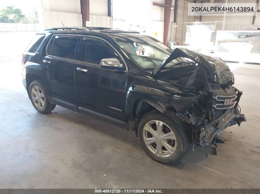 2GKALPEK4H6143894 2017 GMC Terrain Slt