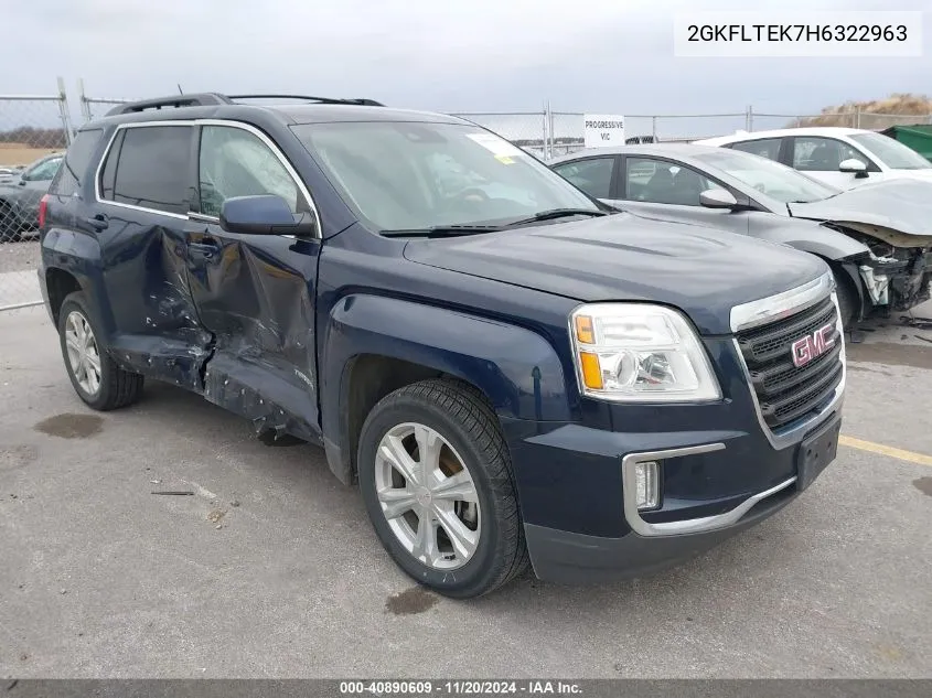 2017 GMC Terrain Sle-2 VIN: 2GKFLTEK7H6322963 Lot: 40890609