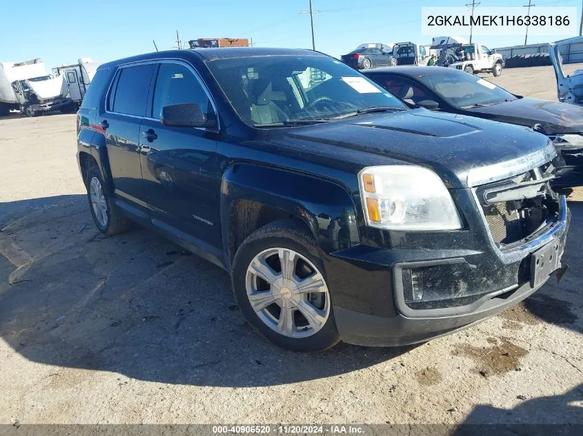 2017 GMC Terrain Sle-1 VIN: 2GKALMEK1H6338186 Lot: 40906520