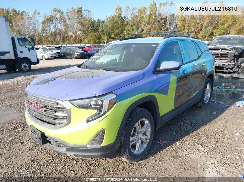 2018 GMC Terrain VIN: 3GKALUEU7JL216810 Lot: 12100271