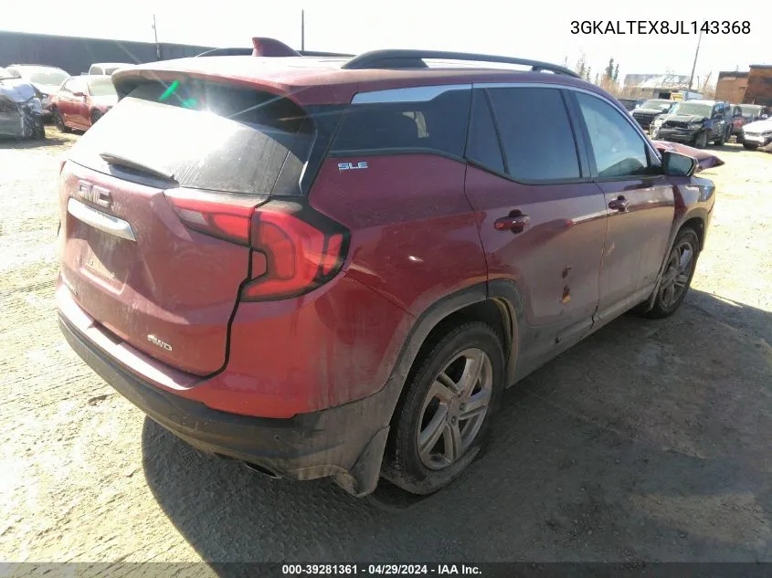 3GKALTEX8JL143368 2018 GMC Terrain Sle