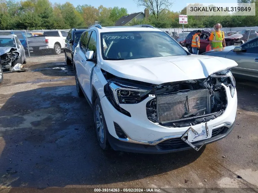 2018 GMC Terrain Slt VIN: 3GKALVEX1JL319849 Lot: 39314263