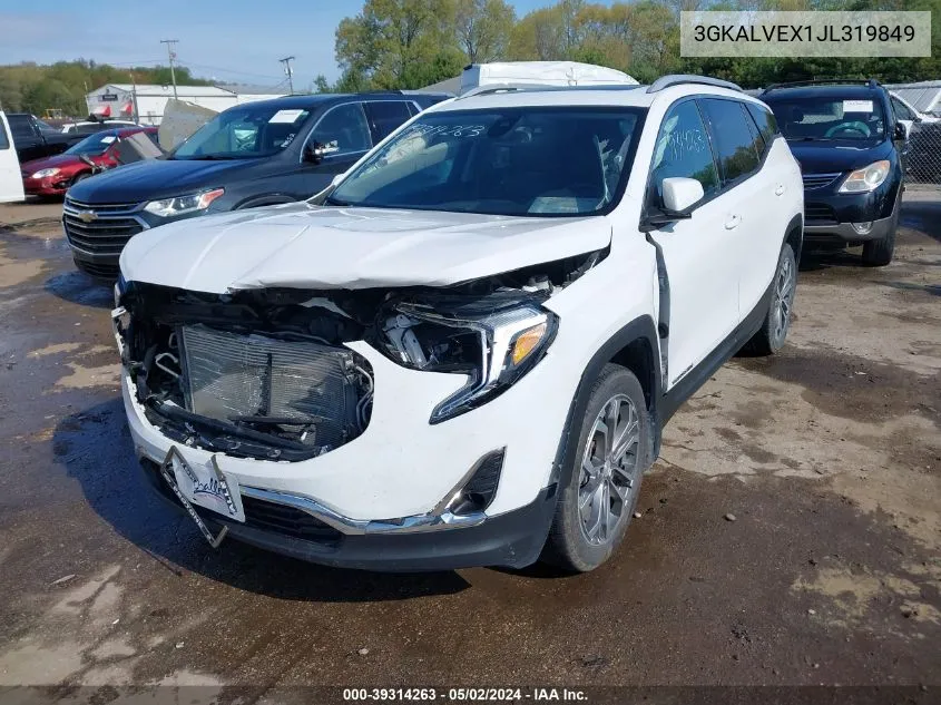 2018 GMC Terrain Slt VIN: 3GKALVEX1JL319849 Lot: 39314263