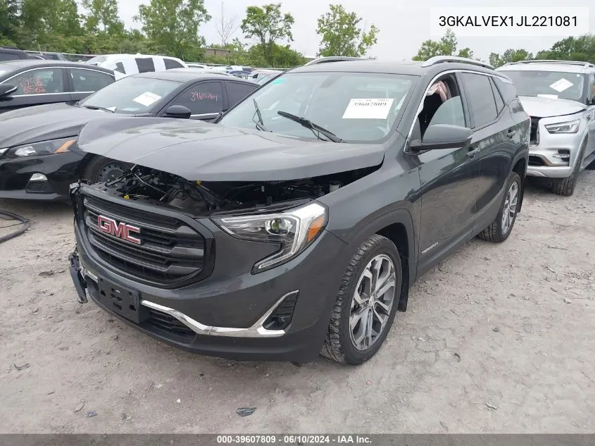 2018 GMC Terrain Slt VIN: 3GKALVEX1JL221081 Lot: 39607809