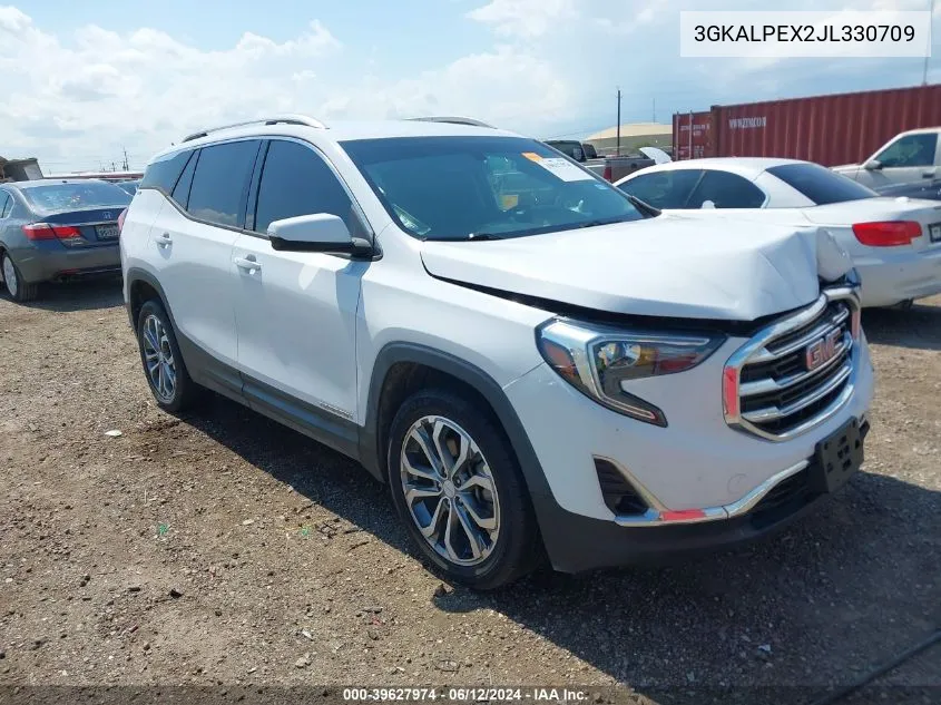 2018 GMC Terrain Slt VIN: 3GKALPEX2JL330709 Lot: 39627974