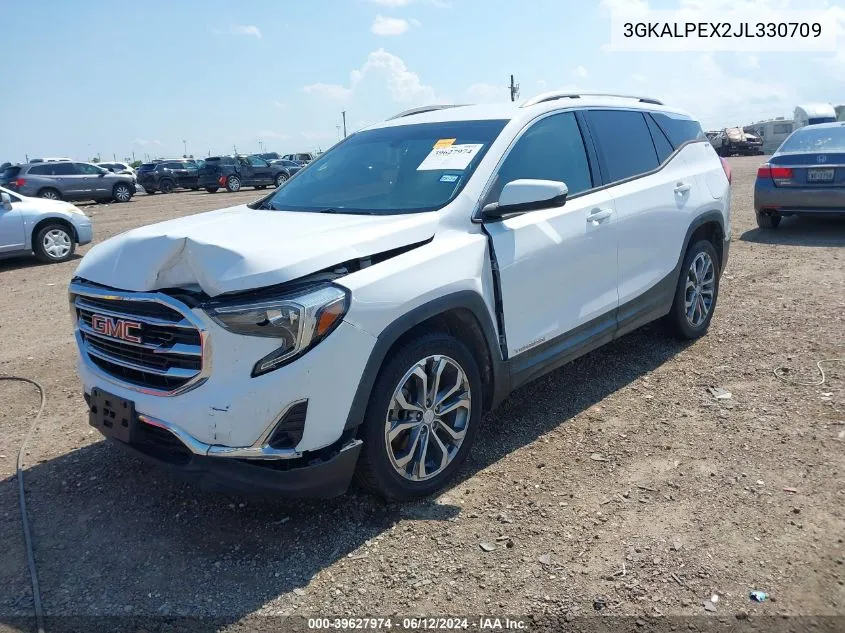 2018 GMC Terrain Slt VIN: 3GKALPEX2JL330709 Lot: 39627974