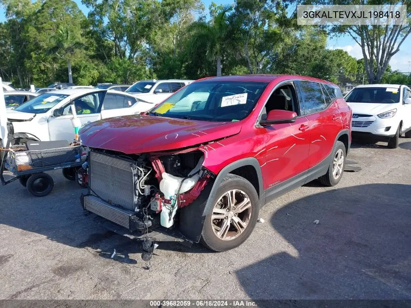 2018 GMC Terrain Sle VIN: 3GKALTEVXJL198418 Lot: 39682059