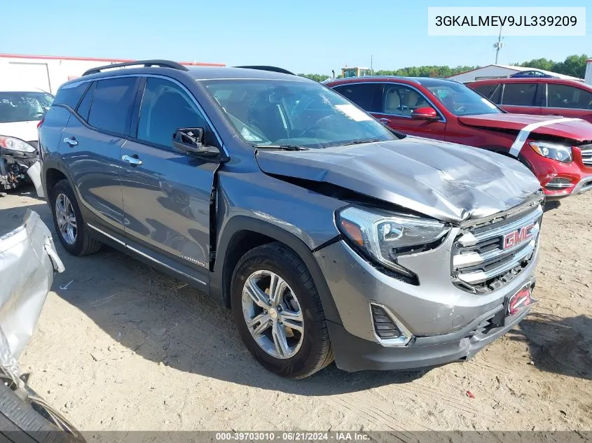 2018 GMC Terrain Sle VIN: 3GKALMEV9JL339209 Lot: 39703010