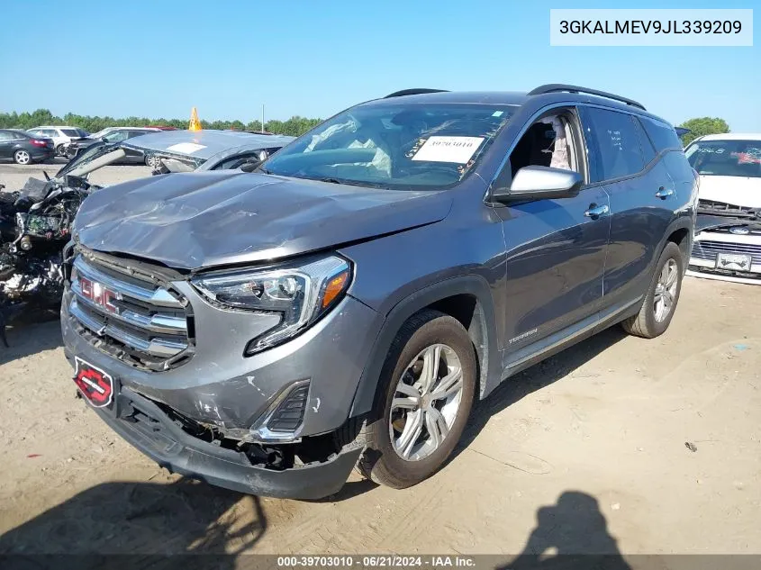 2018 GMC Terrain Sle VIN: 3GKALMEV9JL339209 Lot: 39703010