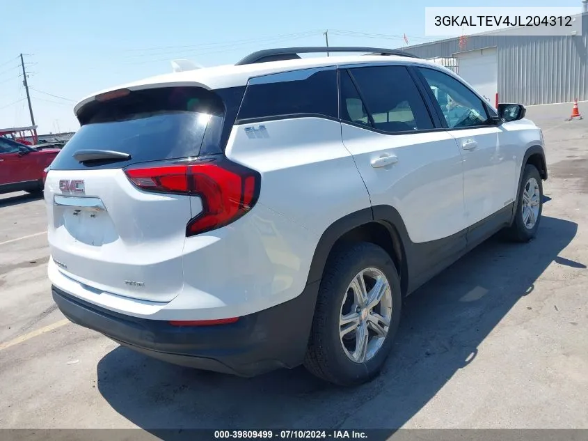 2018 GMC Terrain Sle VIN: 3GKALTEV4JL204312 Lot: 39809499