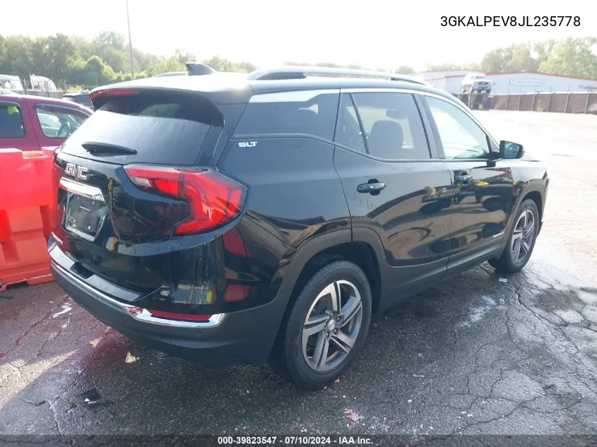 2018 GMC Terrain Slt VIN: 3GKALPEV8JL235778 Lot: 39823547