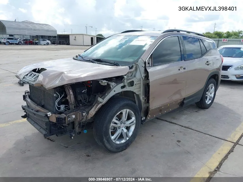 3GKALMEVXJL398401 2018 GMC Terrain Sle