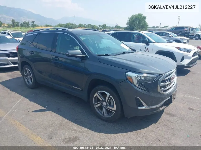 2018 GMC Terrain Slt VIN: 3GKALVEV4JL212227 Lot: 39848173