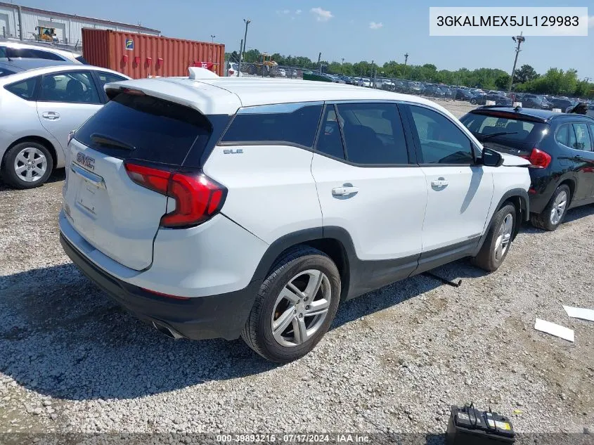 2018 GMC Terrain Sle VIN: 3GKALMEX5JL129983 Lot: 39893215