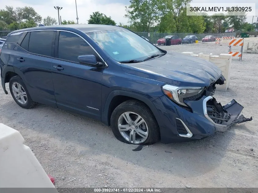 2018 GMC Terrain Sle VIN: 3GKALMEV1JL330925 Lot: 39923741