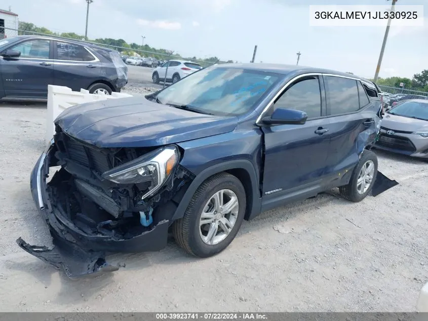 2018 GMC Terrain Sle VIN: 3GKALMEV1JL330925 Lot: 39923741