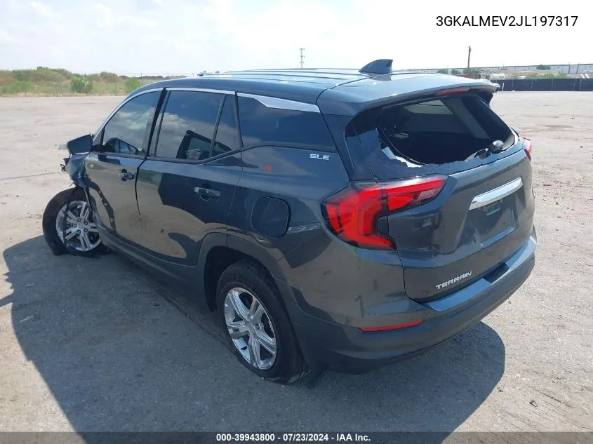 3GKALMEV2JL197317 2018 GMC Terrain Sle