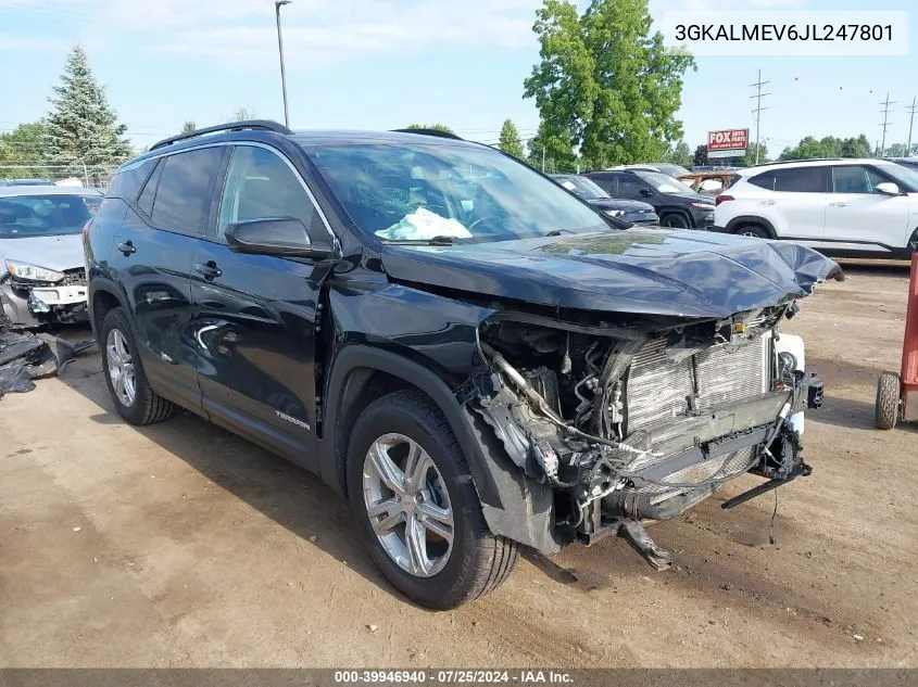 2018 GMC Terrain Sle VIN: 3GKALMEV6JL247801 Lot: 39946940