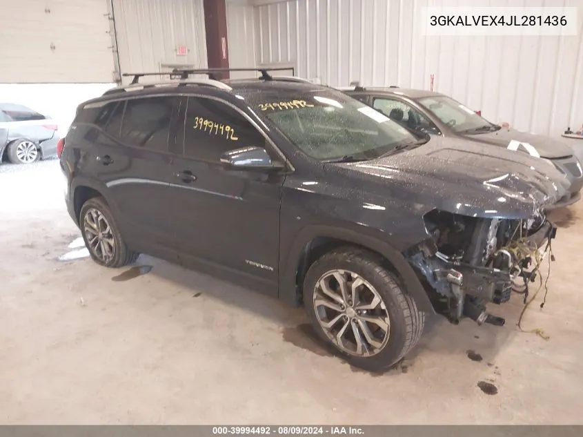 2018 GMC Terrain Slt VIN: 3GKALVEX4JL281436 Lot: 39994492