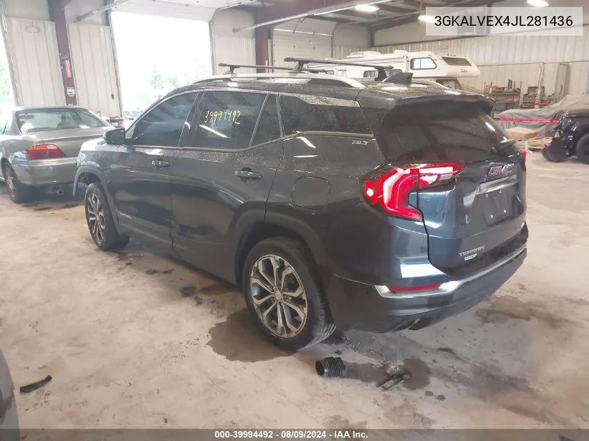 2018 GMC Terrain Slt VIN: 3GKALVEX4JL281436 Lot: 39994492