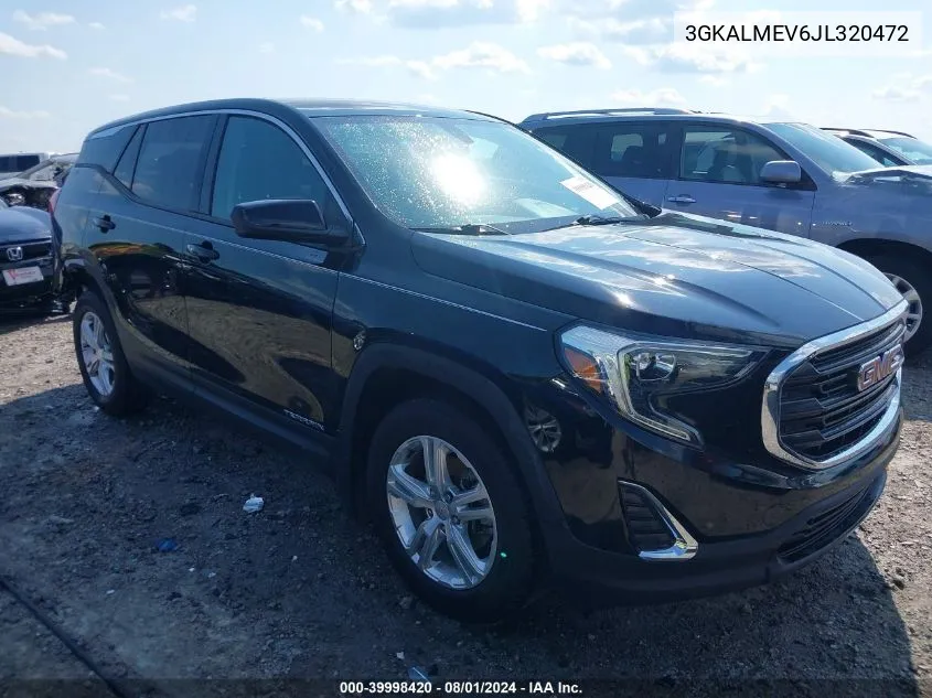 2018 GMC Terrain Sle VIN: 3GKALMEV6JL320472 Lot: 39998420