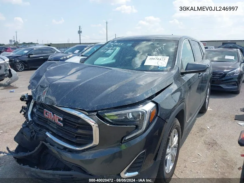 2018 GMC Terrain Sle VIN: 3GKALMEV0JL246997 Lot: 40020472