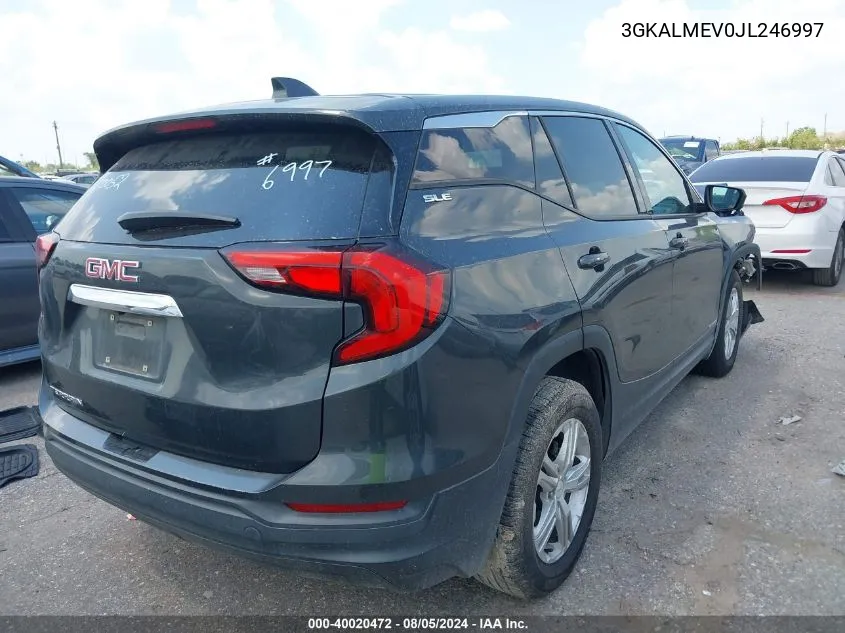 2018 GMC Terrain Sle VIN: 3GKALMEV0JL246997 Lot: 40020472