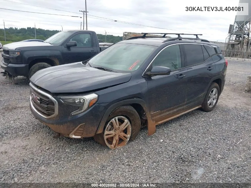 2018 GMC Terrain Sle VIN: 3GKALTEV3JL404081 Lot: 40028802