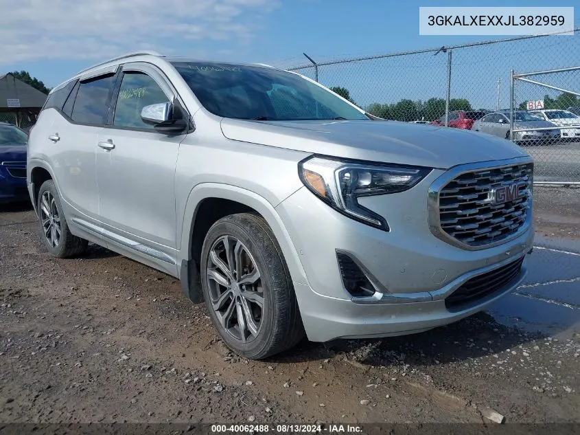 3GKALXEXXJL382959 2018 GMC Terrain Denali