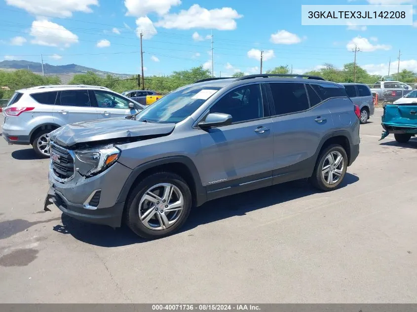 2018 GMC Terrain Sle VIN: 3GKALTEX3JL142208 Lot: 40071736