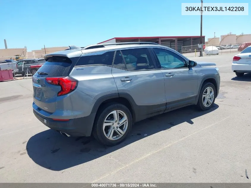 2018 GMC Terrain Sle VIN: 3GKALTEX3JL142208 Lot: 40071736