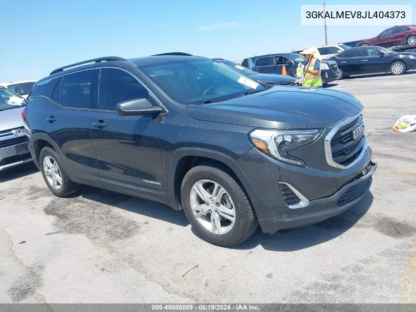 2018 GMC Terrain Sle VIN: 3GKALMEV8JL404373 Lot: 40088559