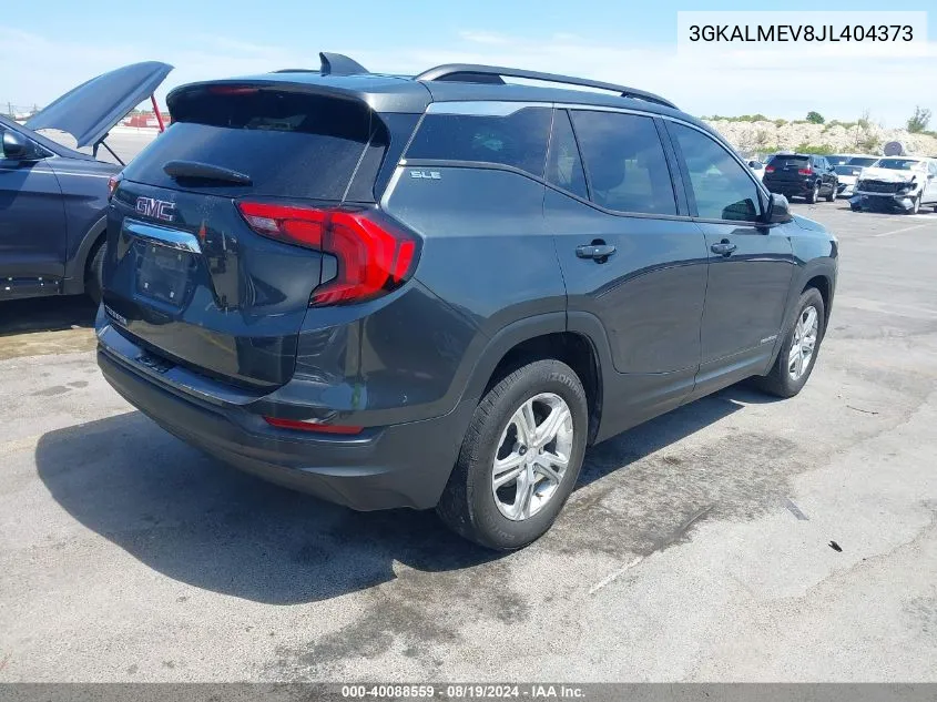 2018 GMC Terrain Sle VIN: 3GKALMEV8JL404373 Lot: 40088559