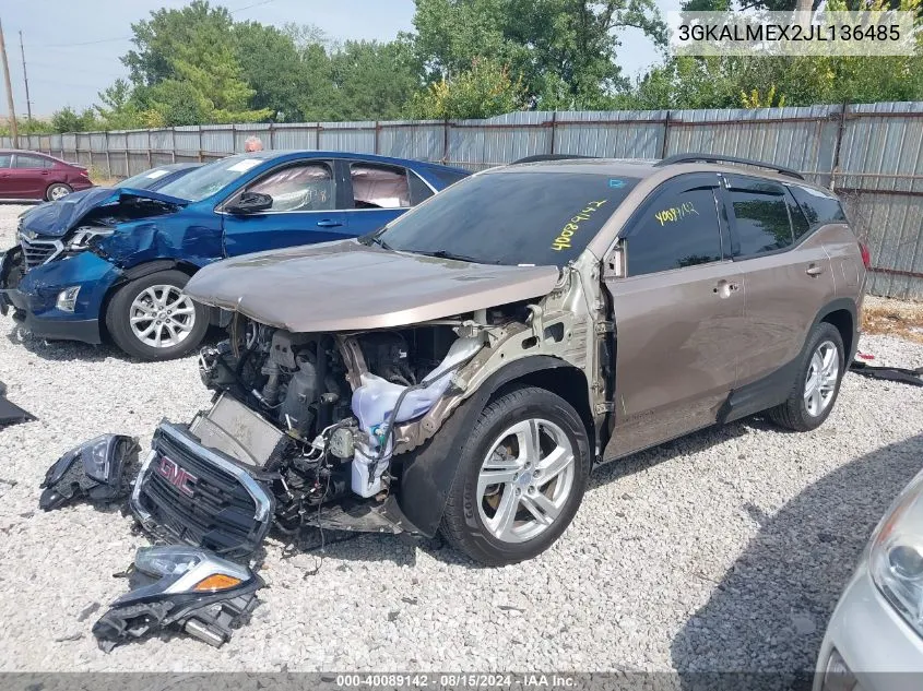 3GKALMEX2JL136485 2018 GMC Terrain Sle