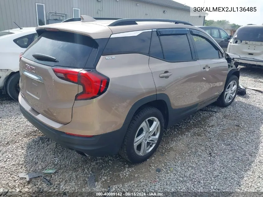 3GKALMEX2JL136485 2018 GMC Terrain Sle