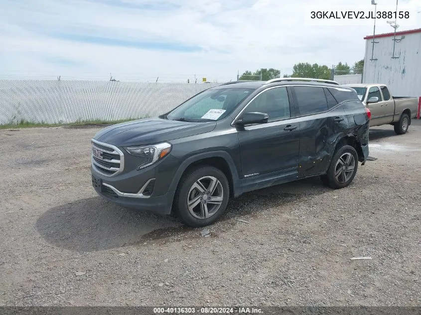 2018 GMC Terrain Slt VIN: 3GKALVEV2JL388158 Lot: 40136303