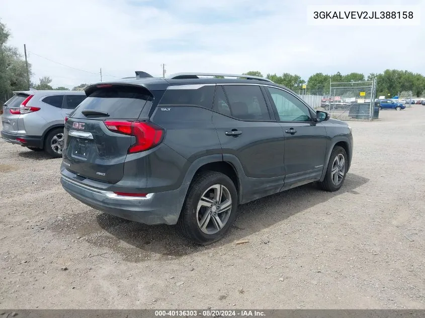 2018 GMC Terrain Slt VIN: 3GKALVEV2JL388158 Lot: 40136303