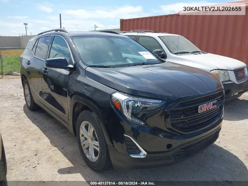 2018 GMC Terrain Sle VIN: 3GKALTEV2JL202655 Lot: 40137814