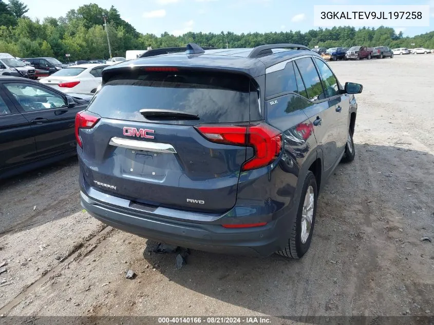 2018 GMC Terrain Sle VIN: 3GKALTEV9JL197258 Lot: 40140166