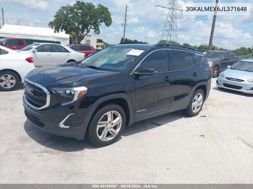 2018 GMC Terrain Sle VIN: 3GKALMEX6JL371648 Lot: 40150097