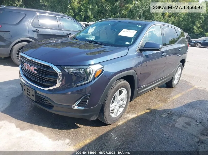 2018 GMC Terrain Sle VIN: 3GKALMEV7JL366697 Lot: 40154999