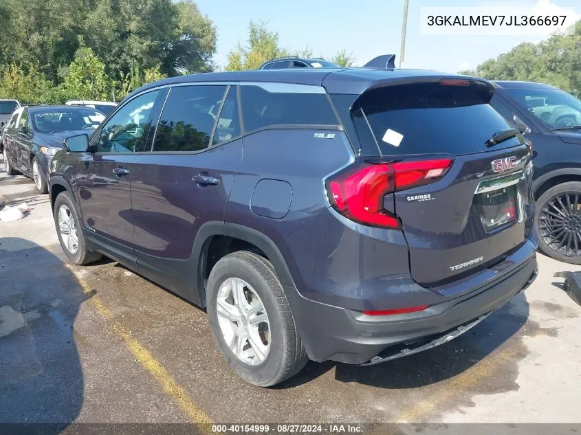 3GKALMEV7JL366697 2018 GMC Terrain Sle