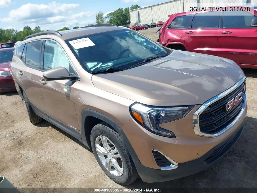 3GKALTEV3JL316678 2018 GMC Terrain Sle