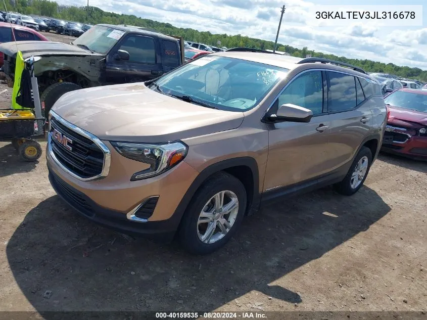 3GKALTEV3JL316678 2018 GMC Terrain Sle