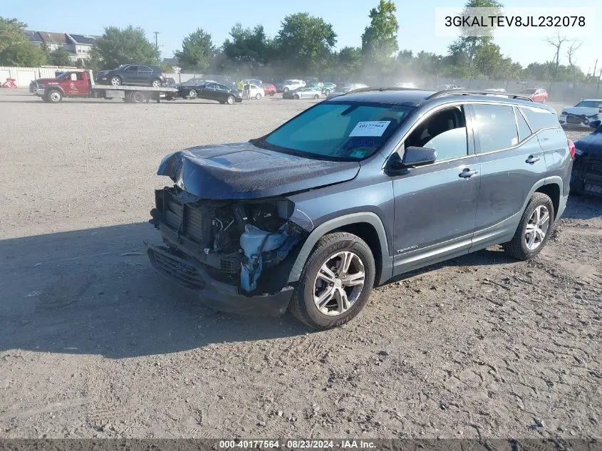 2018 GMC Terrain Sle VIN: 3GKALTEV8JL232078 Lot: 40177564