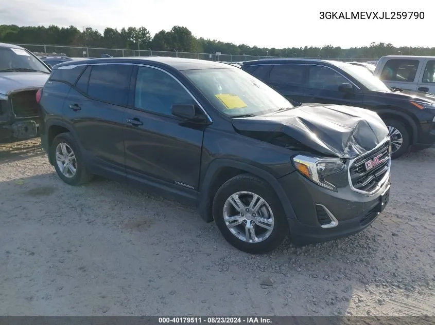 3GKALMEVXJL259790 2018 GMC Terrain Sle