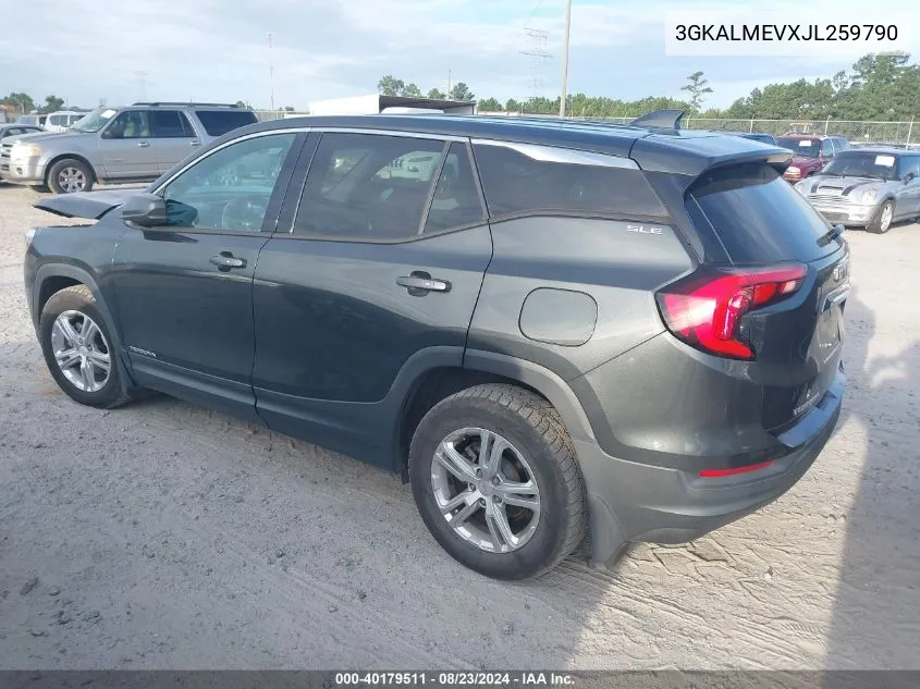 3GKALMEVXJL259790 2018 GMC Terrain Sle