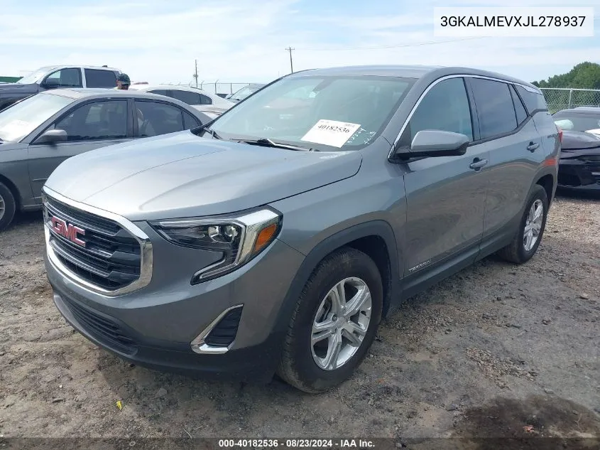 2018 GMC Terrain Sle VIN: 3GKALMEVXJL278937 Lot: 40182536